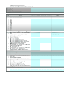 Employees Proofs Submission Form