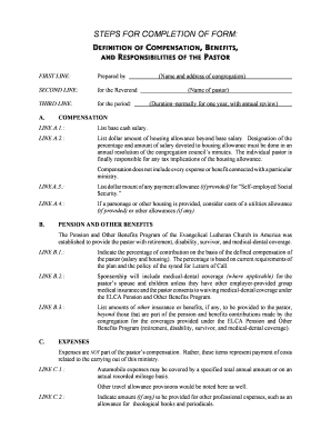 Pastor Compensation Agreement