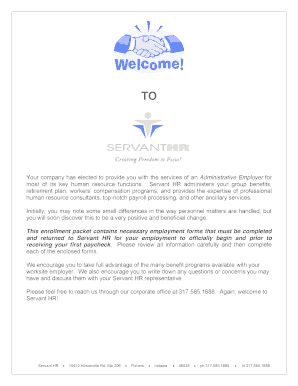 Employee Enrollment Packet