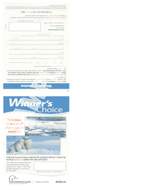 Winner's Choice Print Selection Form