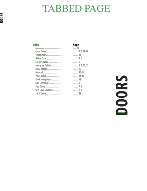 Door Measuring Order Guide