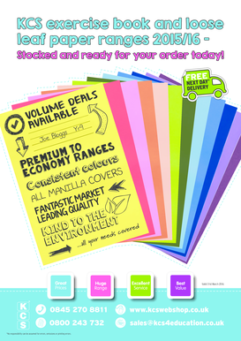 KCS Exercise Book Order Form 2015/16