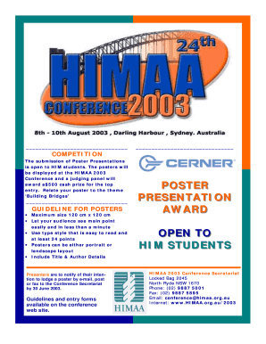 Fillable Online Himaa Org Poster Competition Poster Himaaorgau Fax fillable-online-himaa-org-poster-competition-poster-himaaorgau-fax