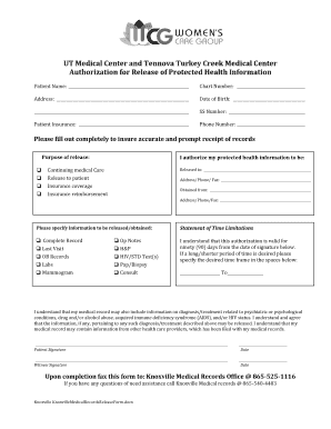 Medical Records Release Form
