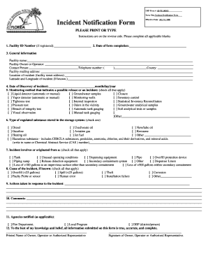 Incident Notification Form