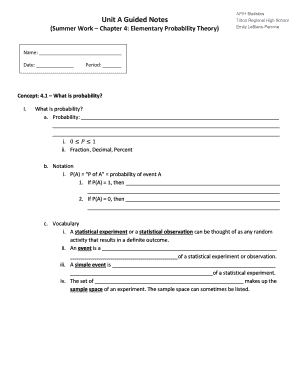 AP Statistics Guided Notes