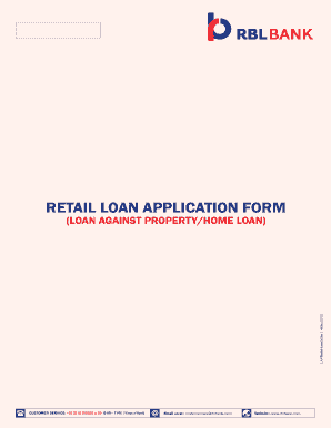 RETAIL LOAN APPLICATION FORM - Retail Banking