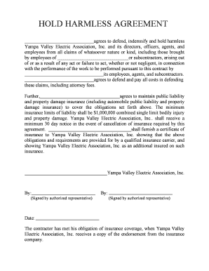 23 Printable subcontractor hold harmless agreement pdf Forms and ...