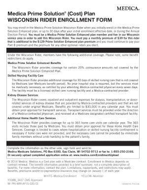 Wisconsin Rider Enrollment Form
