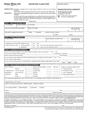 VisionCare Claim Form