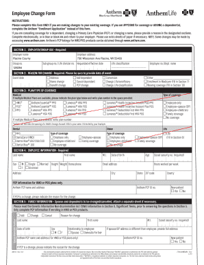 Employee Change Form