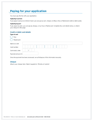 Application for Eviction Warrant
