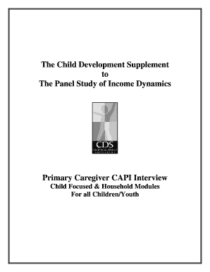 Child Health Interview Form