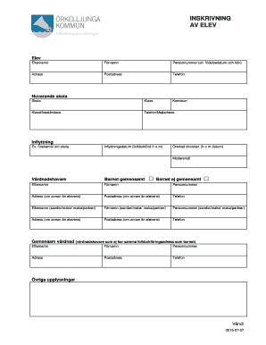 Student Registration Form