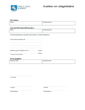 Application for Withdrawal Permit