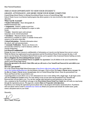 PowerSchool Parent Access Agreement