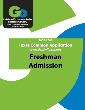 Texas Common Application