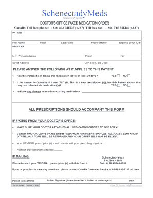 SchenectadyMeds Employee Program Form