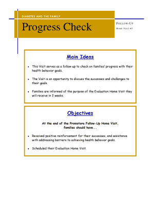 Diabetes Family Follow-Up Home Visit Guide