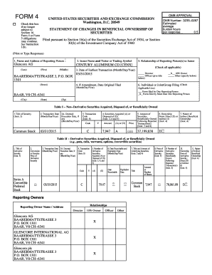 SEC Form 4 Statement of Changes in Beneficial Ownership
