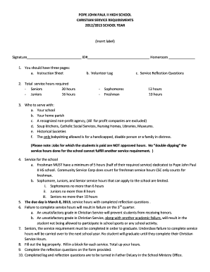 Downloadable catholic baptism certificate template - POPE JOHN PAUL II HIGH SCHOOL CHRISTIAN SERVICE