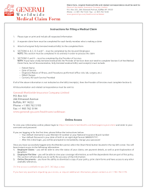 Medical Claim Form