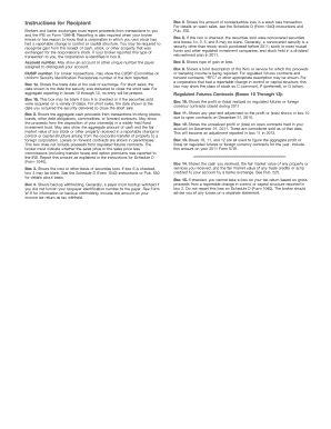 IRS Form 1099-B Instructions