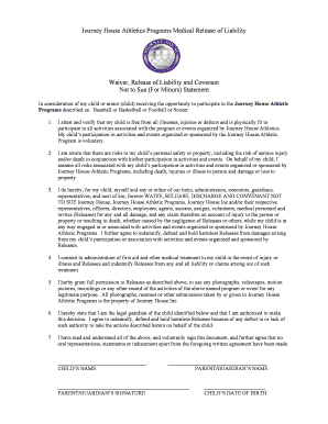 JH Athletic Programs Medical Release doc - journeyhouse