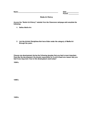 Media Art History Assignment