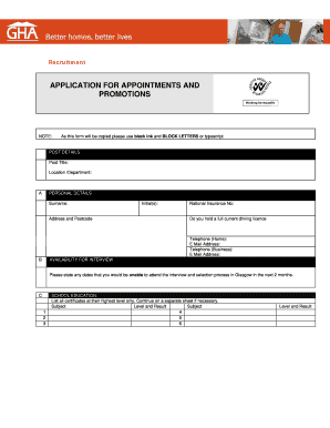 Recruitment Application Form
