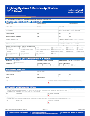 Lighting Systems & Sensors Retrofit Application