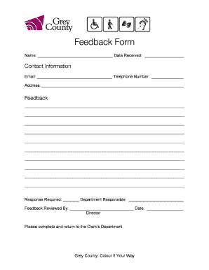 Feedback Form