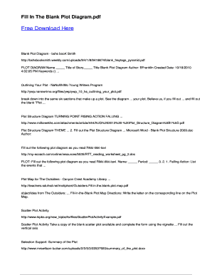 Plot chart pdf - Fill In The Blank Plot Diagram - pdfsdocuments2com