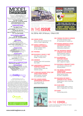 Model Engineer Magazine Subscription Form