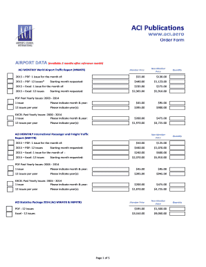 ACI Publications Order Form