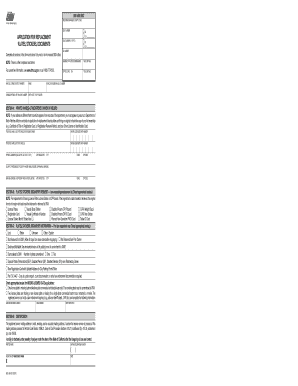 California Replacement License Plates Application