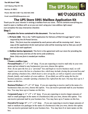 USPS Mailbox Application Kit
