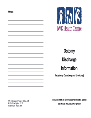 Ostomy Discharge Information Guide