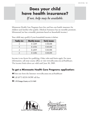 Minnesota Health Care Programs Application