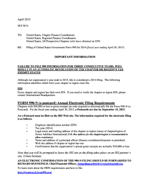 US Form 990 Filing Instructions for Nonprofits