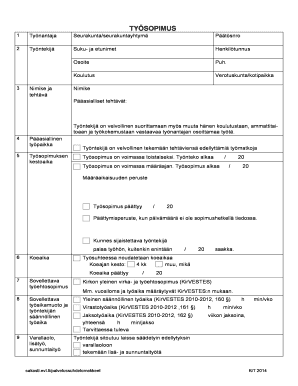 Church Employment Contract