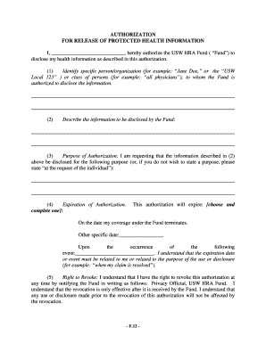 Photo release consent form - HRA - PHI Release Form.doc