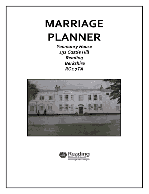UK Marriage Ceremony Planner