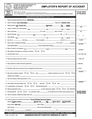 Kansas Employer’s Report of Accident