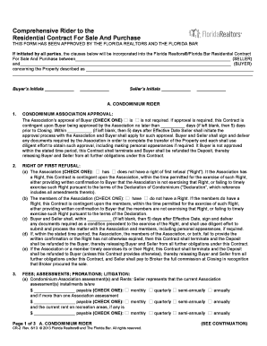 Florida Condominium Rider