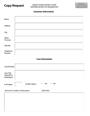 Copy Request Form