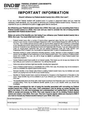 Federal Student Loan Refinancing Consent Form