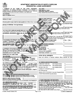 Residential Lease Agreement