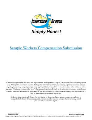Workers Compensation Application