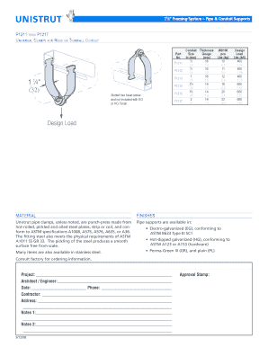 Universal Clamps for Rigid or Thinwall Conduit